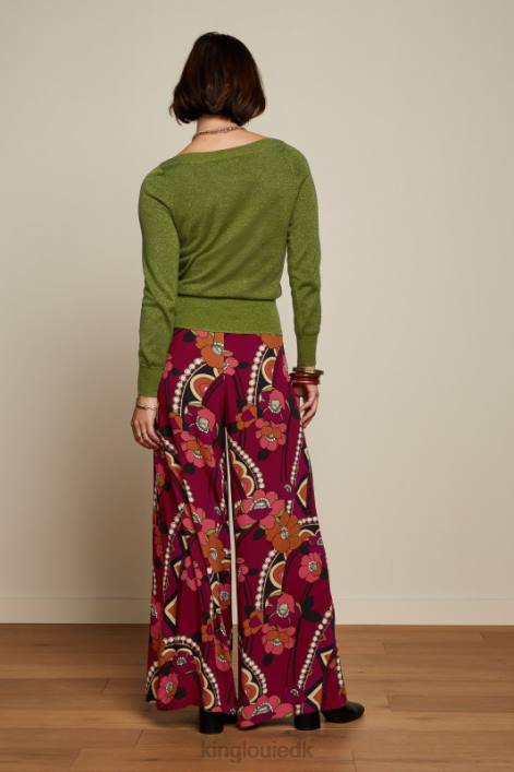 Kvinder vedbend top lapis King Louie træbine grøn beklædning 60B471