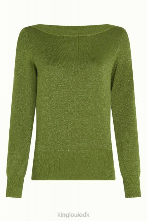 Kvinder vedbend top lapis King Louie træbine grøn beklædning 60B471