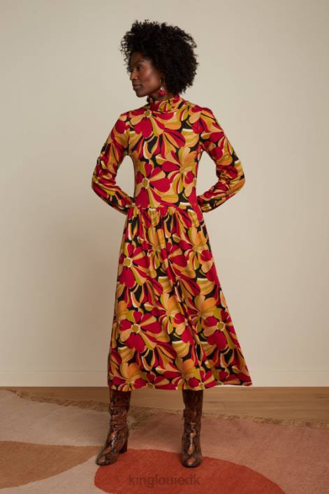 Kvinder violetta kjole elsker King Louie sort beklædning 60B413