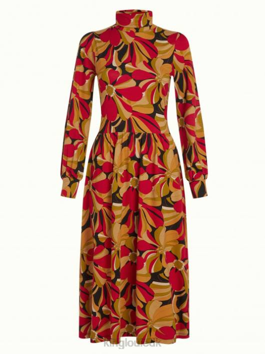 Kvinder violetta kjole elsker King Louie sort beklædning 60B413