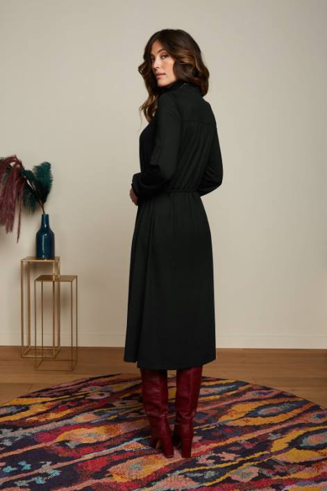 Kvinder viviana kjole ecovero classic King Louie sort beklædning 60B44