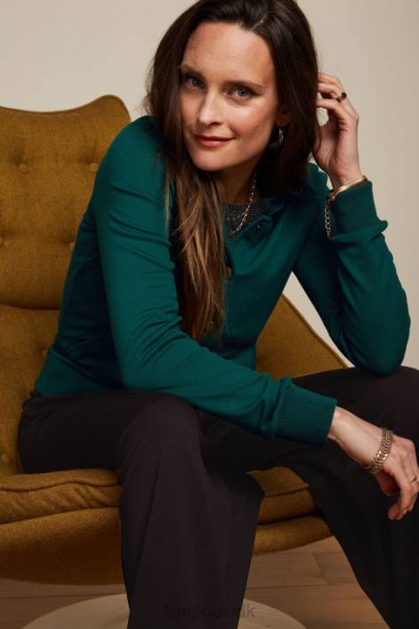 Kvinder cleo jakke milano uni King Louie fyrregrøn beklædning 60B4178