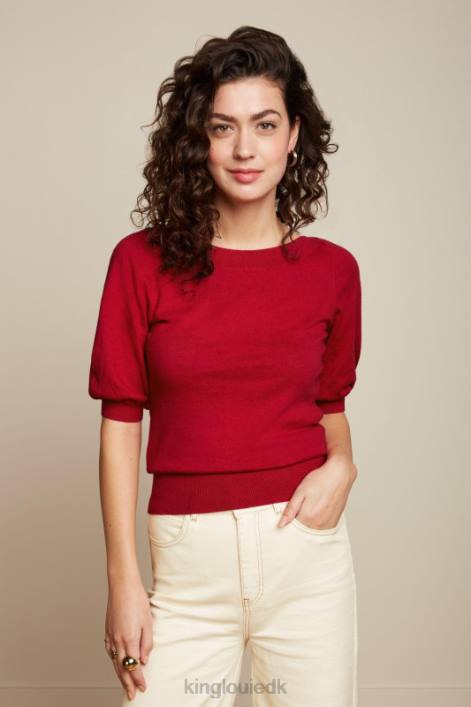 Kvinder vedbend top kokon King Louie rødt ikon beklædning 60B496